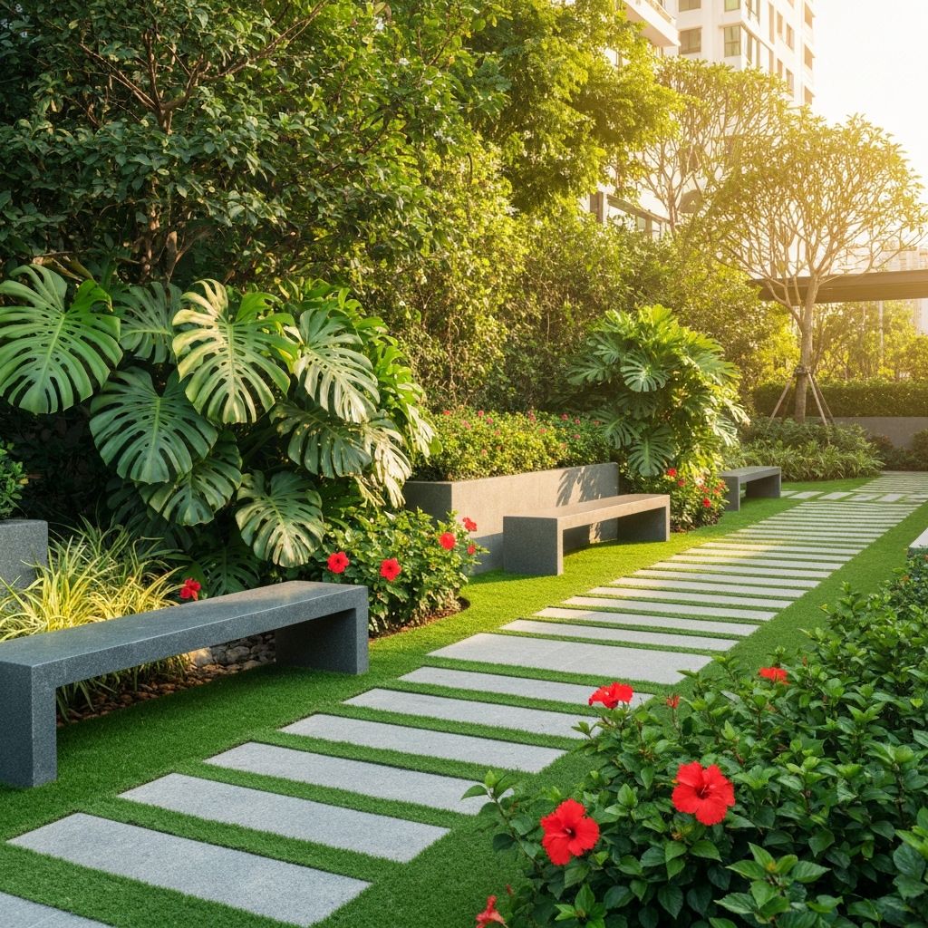 Jardim - Área decorativa e paisagismo